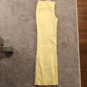 Light Yellow Pants LOFT